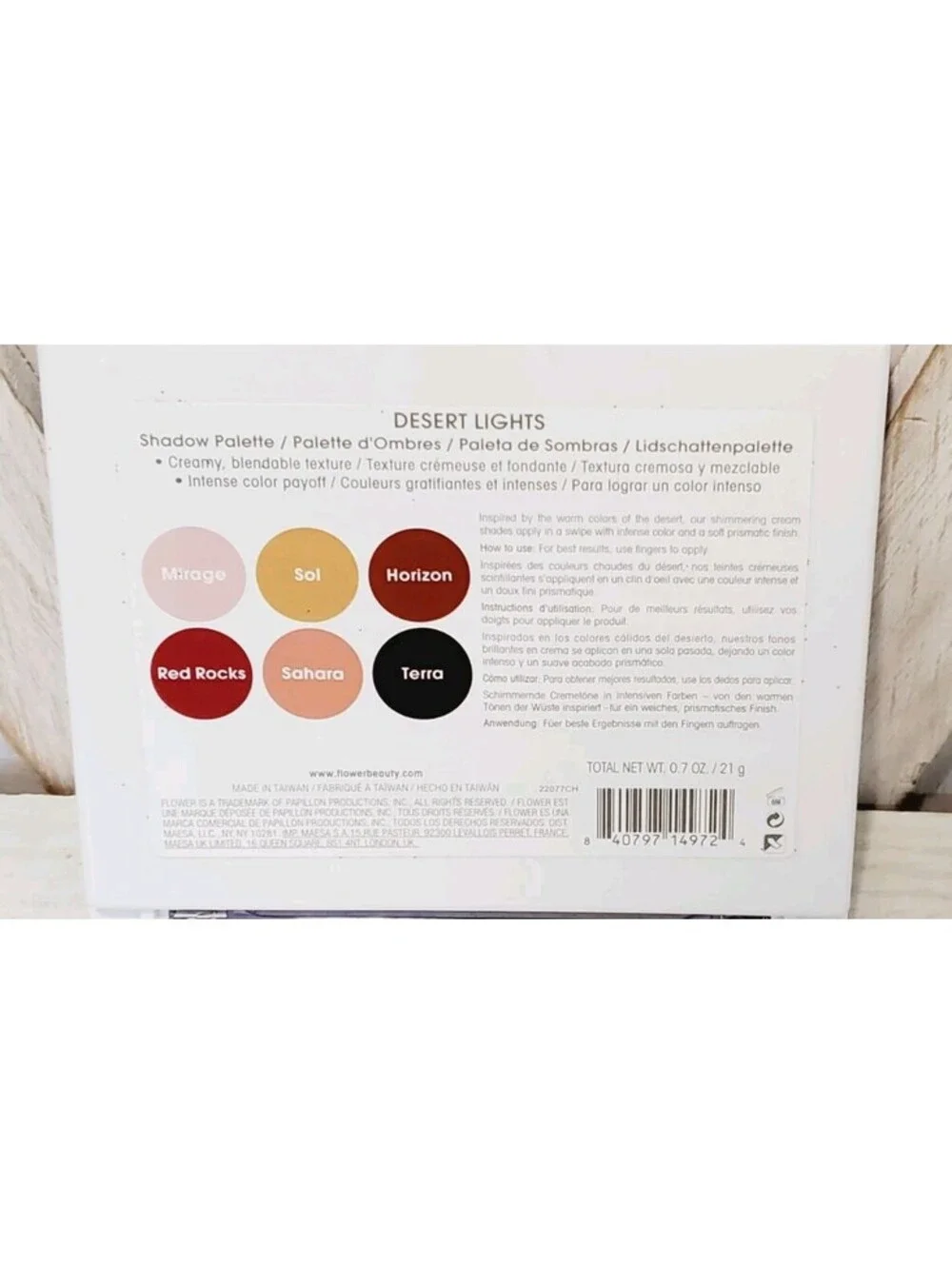 Flower Beauty Desert And Jungle Lights Eyeshadow Palettes – Brand New